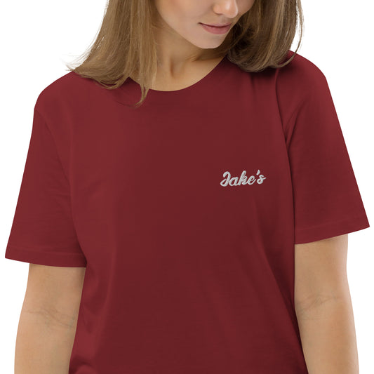 Jake's Unisex T-Shirt - weiße Bestickung