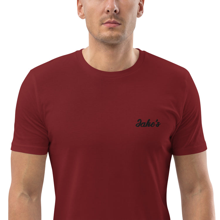 Jake's Unisex T-Shirt - schwarze Bestickung