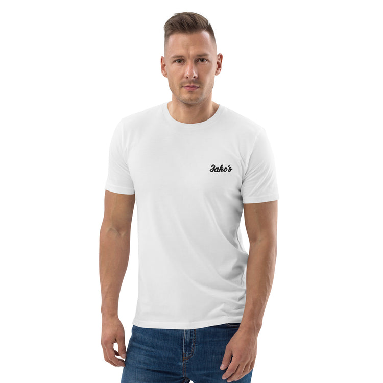 Jake's Unisex T-Shirt - schwarze Bestickung